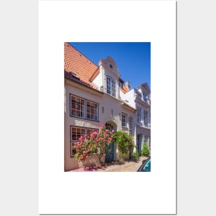 Historical house facades, old town, Lübeck, Schleswig-Holstein, Germany, Europe Posters and Art